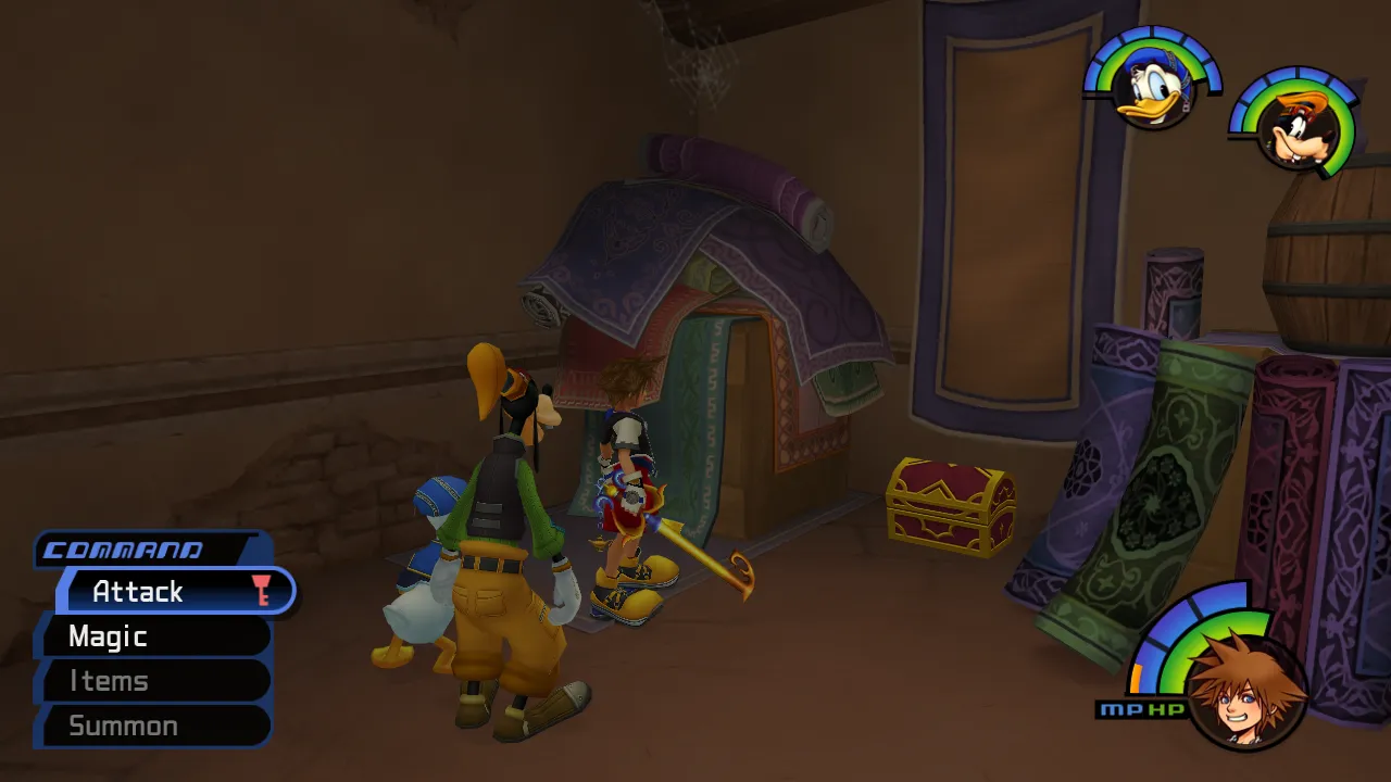 Agrabah Storage Behind Barrel Chest